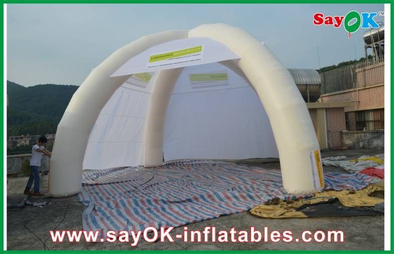Opblaasbare tent op maat, buiten waterdicht, opblaasbare luchttent, Oxford stof/PVC voor activiteiten
