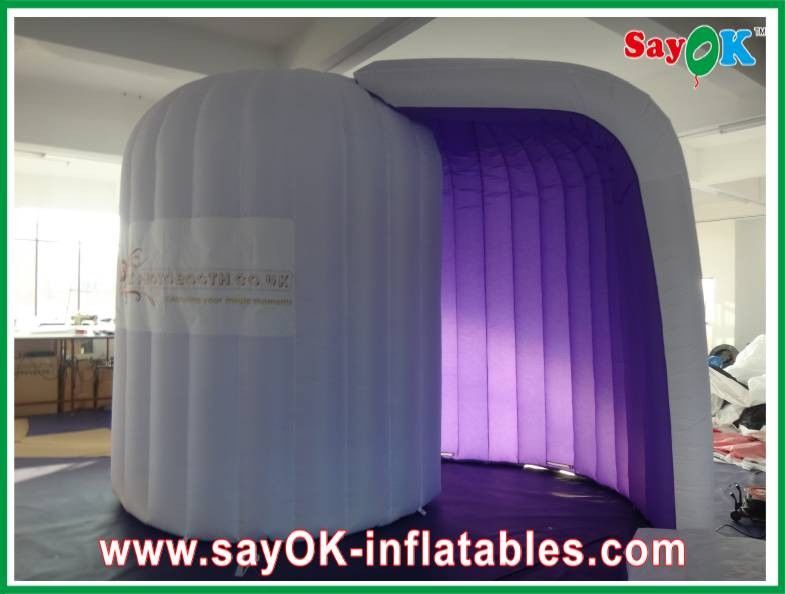 Opblaasbare van de de Fotostudio van Partijdecoratie van de Tent Duurzame Ce Opblaasbare foto-Nemende de Ventilatorpurple