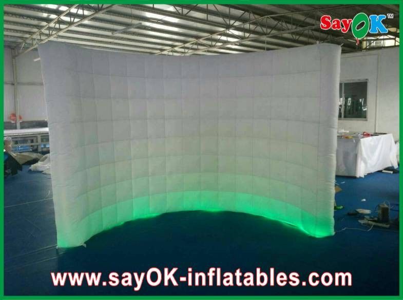 Opblaasbare WALL Led Light Boogwand L3 X W1.5 X H2m Met Blower Opblaasbare Werktent