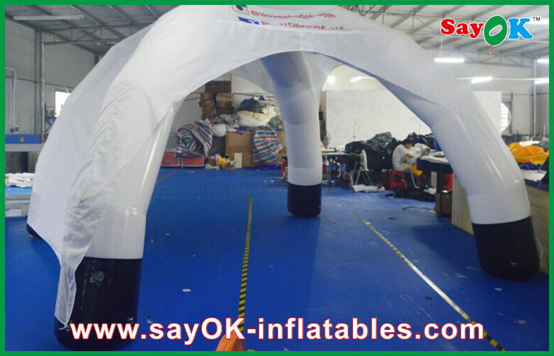 Opblaasbare igloo buiten amusement feest luchtdicht opblaasbare koepel tent vierkant / zeshoek PVC voor reclame