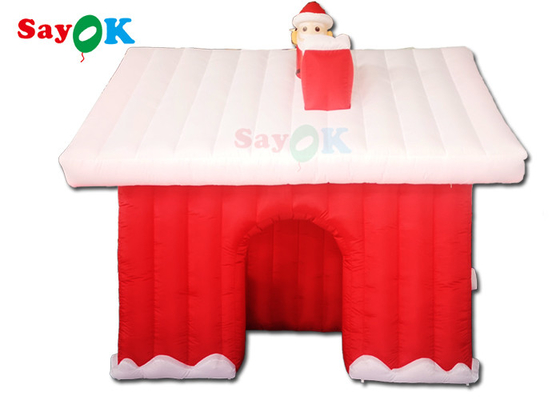 Decoratie Opblaasbare Santa House Tent van de winkelcomplex de Opblaasbare Vakantie