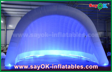 Buiten opblaasbare tent 210D Oxford LED opblaasbare lucht tent koepel opblaasbare iglo tent waterdicht voor feest