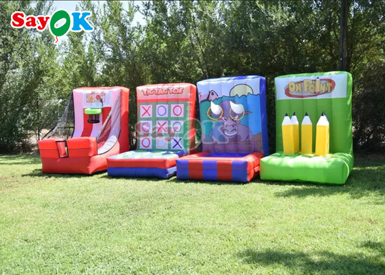 4 In1 Kinderen Volwassenen Interactieve Leuke Opblaasbare Carnaval Games Voor Groepsteambuilding