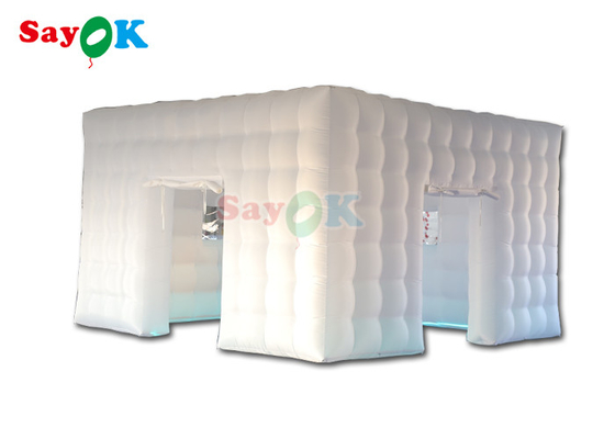 PVC automatische opblaasbare gazon tent nachtclub opblaasbare kubus feesttent