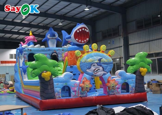Opblaasbare kasteelslide Commerciële Blow Up Jumping Combo Bounce House Opblaasbare kasteelslide