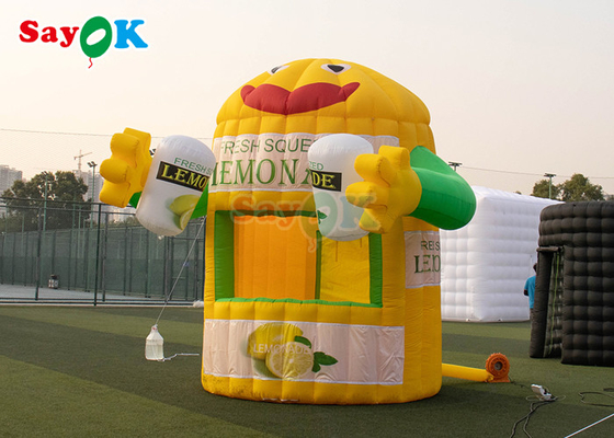 Promotionele opblaasbare limonade stand Reclame opblaasbare presentatie stand