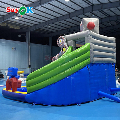 Buiten Grote speeltuin Kinderen Bouncy Castle Cartoon thema Springen Bouncer Kinderen Opblaasbare Bouncer Castle Opblaasbare met Blower