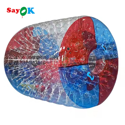 Opblaasbare lopende bubbel Zorb-rolbal PVC-transparante waterrolbal voor buitensport