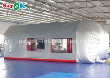 Opblaasbare autotent mobiele opblaasbare verfspray-booth met sponsfilter voor autoonderhoud