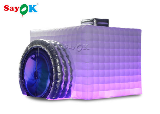 De opblaasbare Cabine van de de Doek Opblaasbare Foto van Oxford van de Partijtent/Camera Gevormde Opblaasbare Kubustent voor Huwelijk