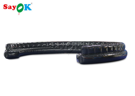 De zwarte verzegelde Slag van Douane hermetisch de Opblaasbare Producten - omhoog Bankdouane 7.3m