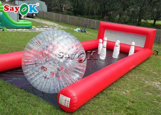 Opblaasbaar Kegelenspel 0.6mm Opblaasbare de Sportenspelen van pvc kiest de Balspelden van het Stegen Menselijke Kegelen voor Openluchtgebeurtenis uit