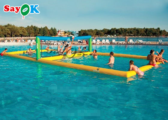 Het luchtdichte Multifunctionele Drijvende Opblaasbare Hof van het Watervolleyball