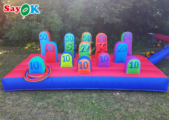 Pvc Opblaasbaar Ring Toss Game With Rings van het doelspel