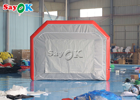 Buiten opblaasbare tent Grijs luchtdicht opblaasbare luchttent opblaasbare spray booth autoverf