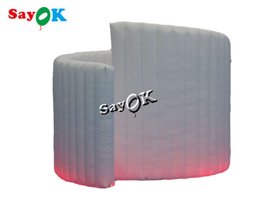 Opblaasbare Partijdecoratie 3m de 10ft Witte Spiraalvormige van de de Cabinemuur van de Vorm Opblaasbare Foto Ventilator van de de Achtergrond Binnenlucht