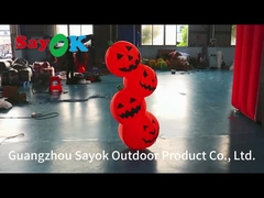 4.9ft pompoenvorm LED opblaasbaar opgeblazen model opblaasbaar pompoen Halloween decoratie