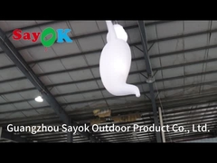 5 FT Hoogte Halloween opblaasbare schattig buiten hangende spook decoraties