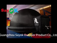 Draagbare opblaasbare toestellen Planetarium koepeltent voor bioscoop film en kinderen school educatieve uitrusting