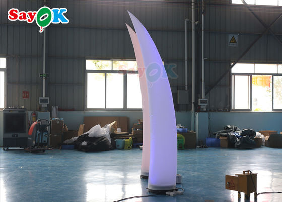 Van de unieke Ivoor LEIDENE van het de Lamphuwelijk Verlichtings Opblaasbare Pijler Decoratieve de Verlichtingsbuis