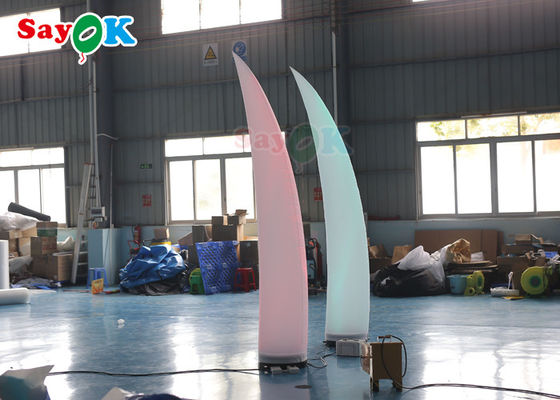 Van de unieke Ivoor LEIDENE van het de Lamphuwelijk Verlichtings Opblaasbare Pijler Decoratieve de Verlichtingsbuis