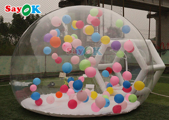 Opblaasbare ballonnen bubbelkoepeltent