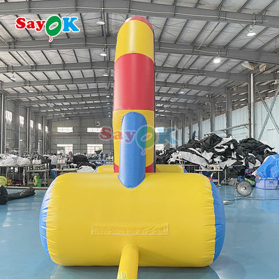 Dubbelzijdig spel 13ft opblaasbaar voetbal darts board opblaasbaar voetbal darts kick goal spel voor outdoor sport spel