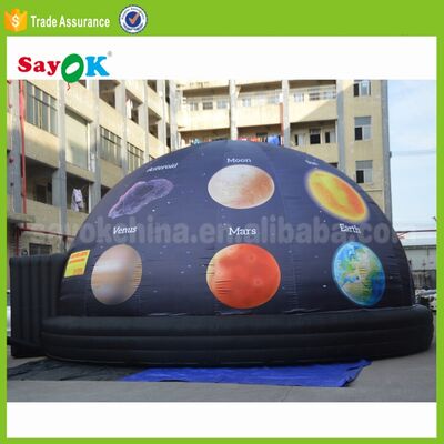 3d bioscooptent Draagbare opblaasbare koepel Panetarium 5m projector Planetarium voor school