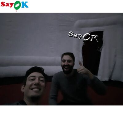 Draagbare opblaasbare bioscoop Planetarium projectie luchtkoepel tent