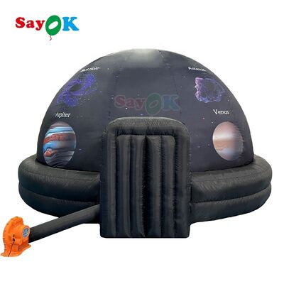 Sayok Free 3D Design 5m Blow up Planetarium tent Draagbare opblaasbare projectie koepel voor scholen Kinderen