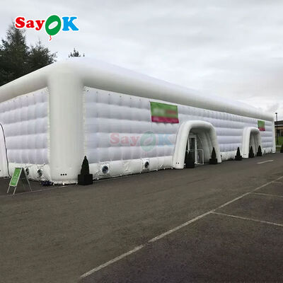 Sayok Gratis 3D-ontwerp PVC-zeildoek Grote Opblaasbare Gebouwen Reusachtige Sportstadion Opblaasbare Tent