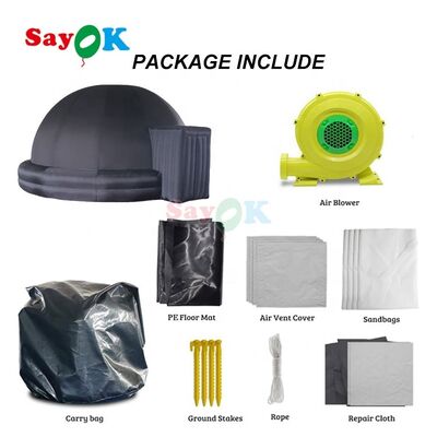 Sayok Outdoor Waterproof Blow up opblaasbare koepel tent bioscoop planetarium voor schoolonderwijs