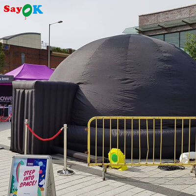 SAYOK Draagbare Opblaasbare 5m/8m Planetarium Projectiekoepeltent Oxford Materiaal met Luchtblazer PVC Vloermat voor Schoolevenementen