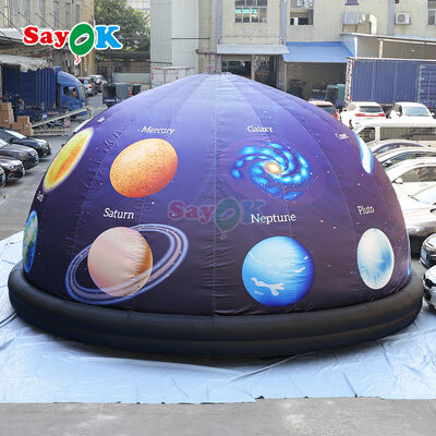 Draagbare opblaasbare Planetariumkoepel professionele projectietent voor school 8m diameter