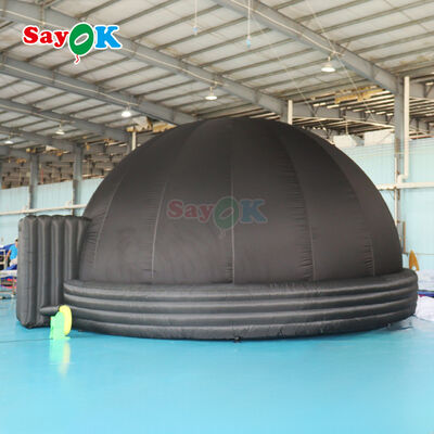 SAYOK 5m Diameter 100% Blackout Brandwerende Opblaasbare Planetarium Koepel voor Scholen en Evenementen