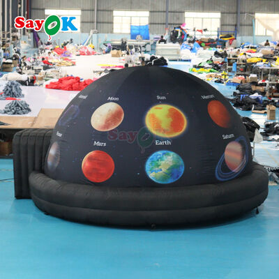 Professionele 100% Blackout Brandwerende Opblaasbare Planetarium Koepel met Meerdere Maatopties voor Scholen en Musea