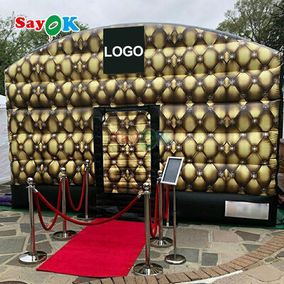 Custom waterdichte UV-bestendige winddichte opblaasbare disco tent voor buitenevenementen en feesten
