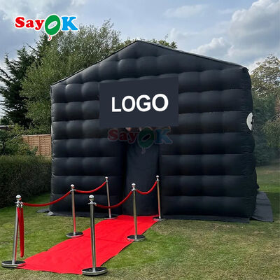 Custom waterdichte UV-bestendige winddichte opblaasbare disco tent voor buitenevenementen en feesten
