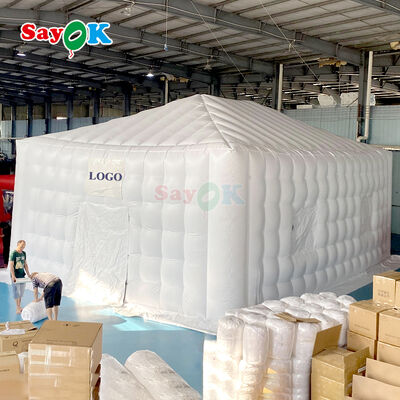 Waterdichte vlamvertragende UV-bestendige grote opblaasbare PVC-tent voor buitenevenementen en feesten