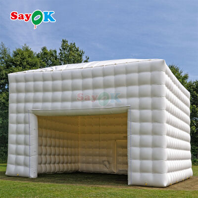 Waterdichte PVC opblaasbare tent met LED-licht voor buitenevenementen en aanpasbare grootte Draagbare nachtclubtent