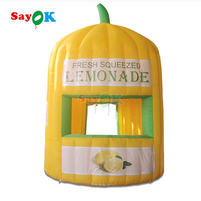 Custom opblaasbare limonade stand lucht tent met waterdichte UV-bestendige functies voor outdoor evenementen