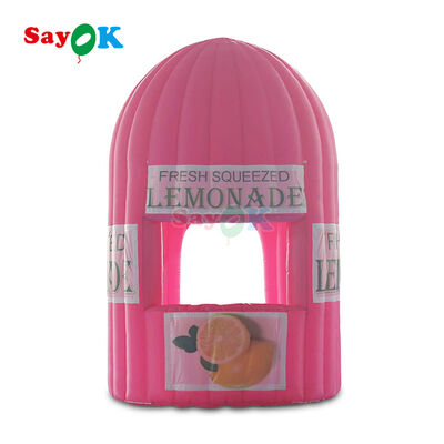 Custom opblaasbare limonade stand lucht tent met waterdichte UV-bestendige functies voor outdoor evenementen