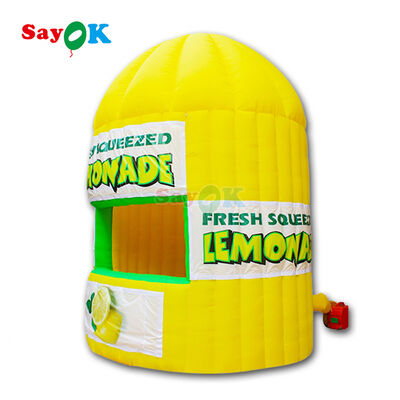 Custom opblaasbare limonade stand lucht tent met waterdichte UV-bestendige functies voor outdoor evenementen