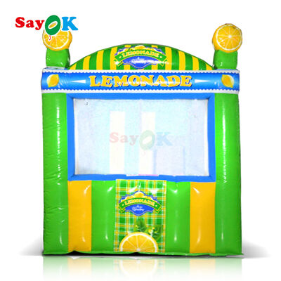 Custom opblaasbare limonade stand lucht tent met waterdichte UV-bestendige functies voor outdoor evenementen
