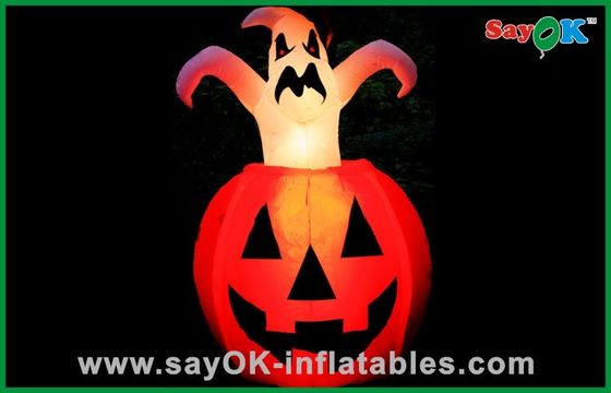 Leuke Grote Opblaasbare Pompoen Halloween Airblown Inflatables voor Kinderen