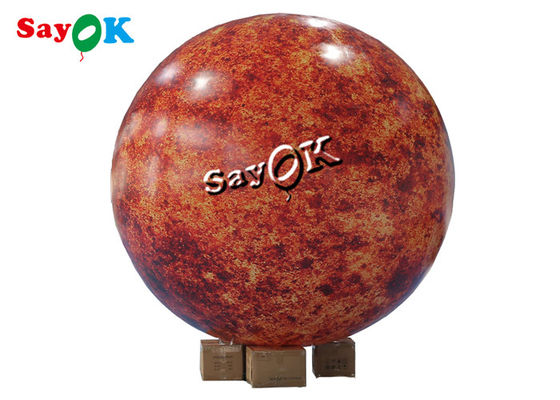 Van de de Verlichtingsdecoratie van het overlegstadium de Opblaasbare Grote Slag - Opbrandende Zon voor Partijnacht