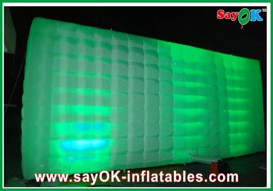 L10 X W10m opblaasbare familie tent met led licht voor nachtclub reclame promotie evenement