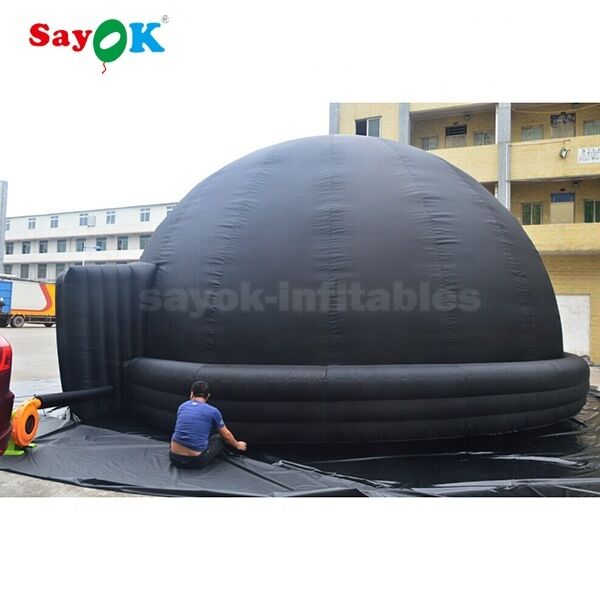 360 graden fulldome kinder schooluitrusting Movie Star projectietent Mobiele draagbare opblaasbare planetariumkoepel te koop