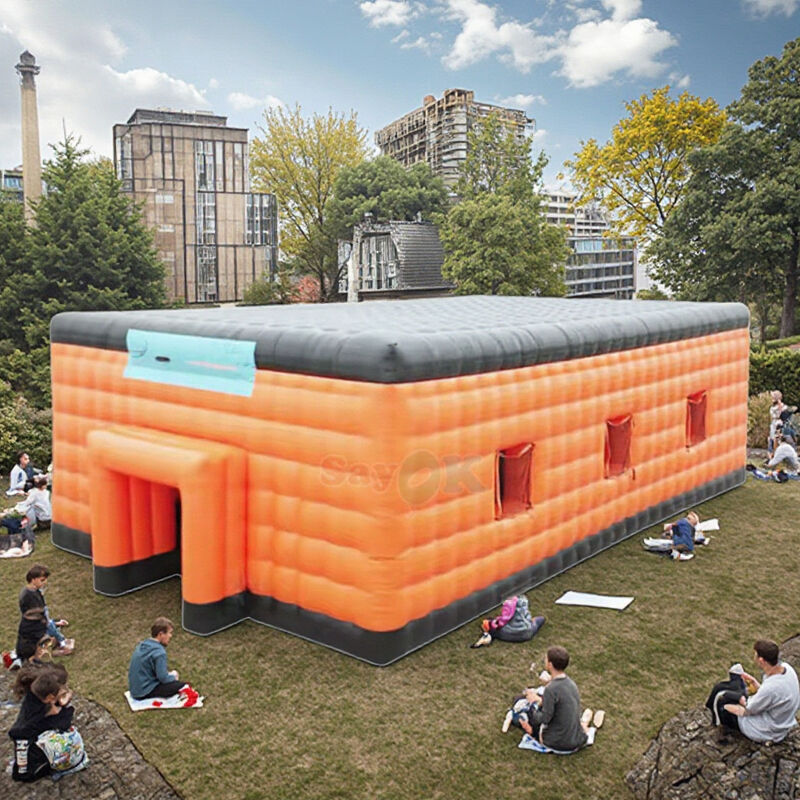 Sayok Extra Groot 20m Waterdicht PVC Outdoor Event Party Camping Paviljoen Marquee Cube Opblaasbare Tent