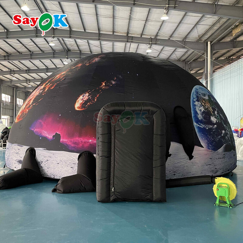 100% Blackout Brandvertrager Blackout Planetarium Dome voor makkelijk op te zetten schoolonderwijs en outdoor evenementen